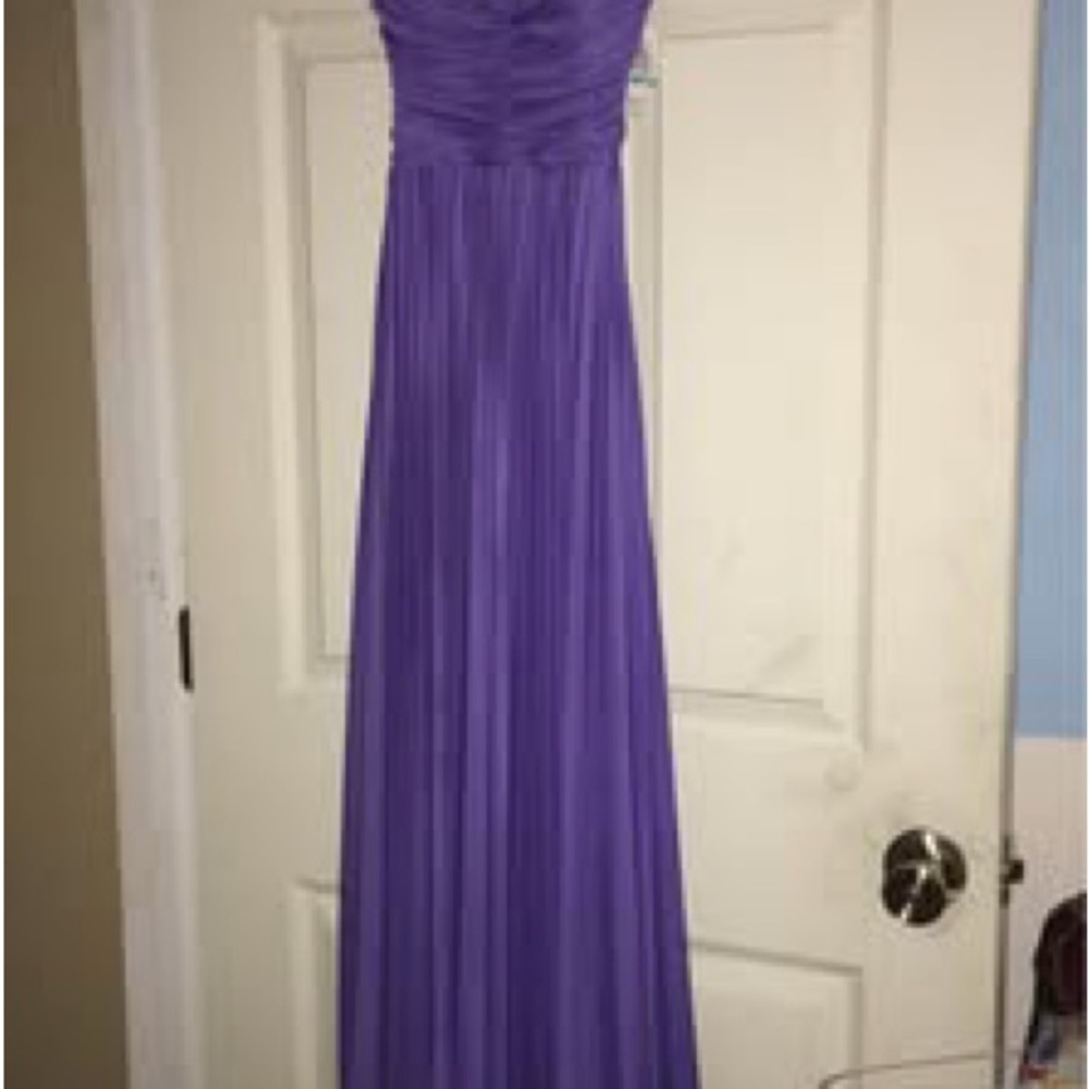 Elegant Purple Evening Gown